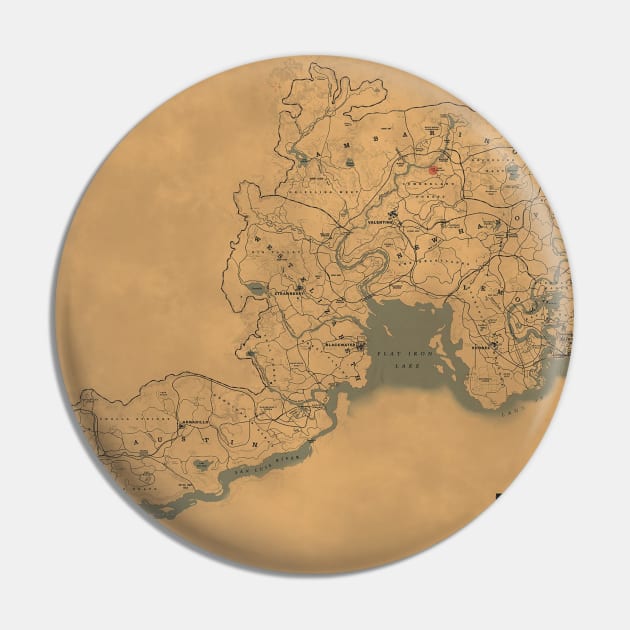 RDR 2 world map