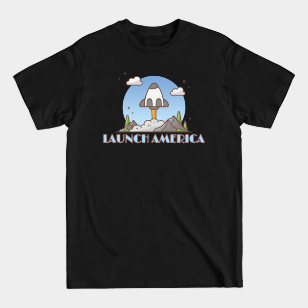 Discover Launch America - Space X - T-Shirt