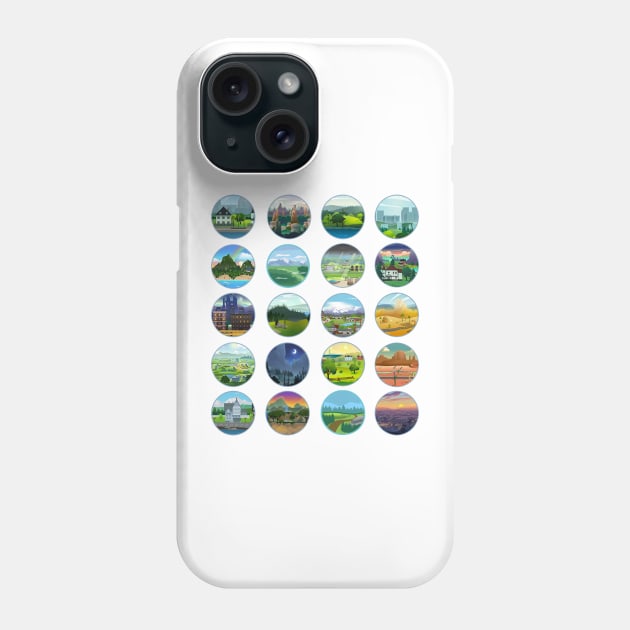 Sims 4 World Buttons Phone Case by BurritoKitty