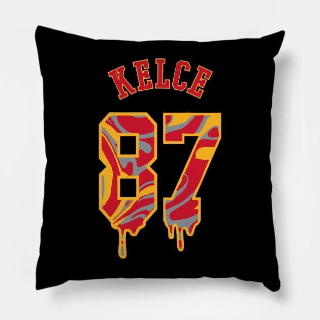 Travis Kelce Pillow by Indranunik