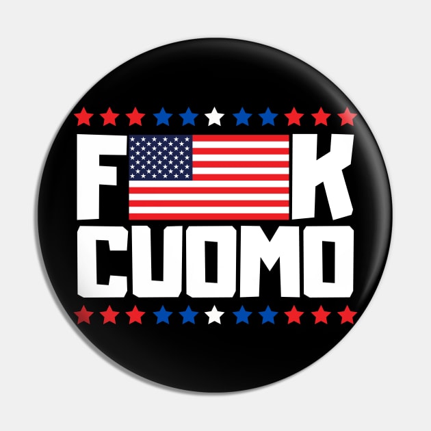 Anti Cuomo Pin by RayaneDesigns