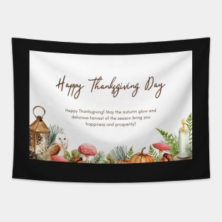 Happy Thanksgiving Card - 14 Tapestry