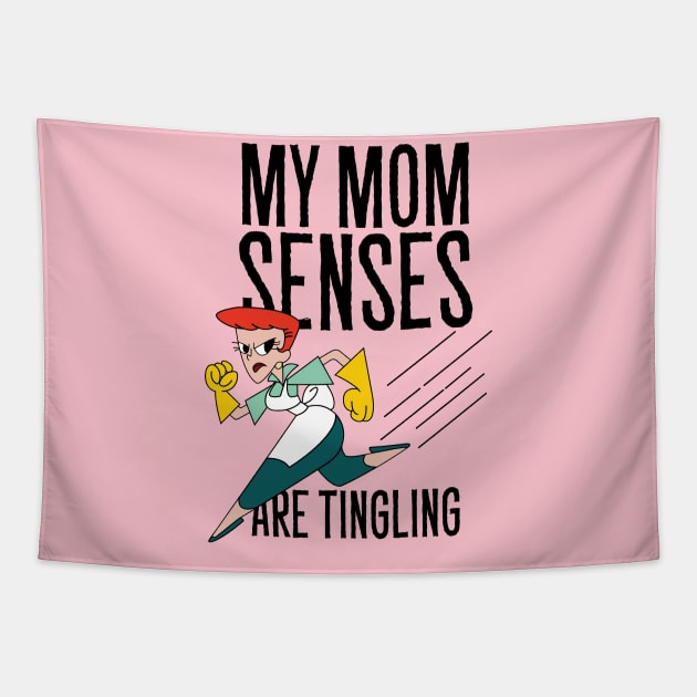 Mom Senses Dexter's Laboratory Tapestry by Perpetual Brunch