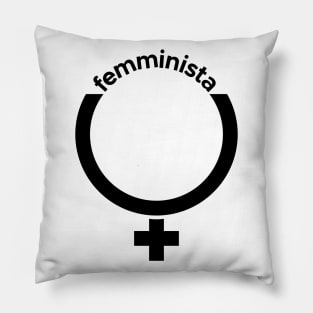 Feminist Italian Femminista Pillow