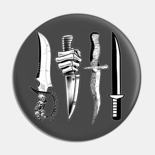 KNIVES AND DAGGERS Pin