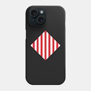 Red & White Warning Stripes Phone Case