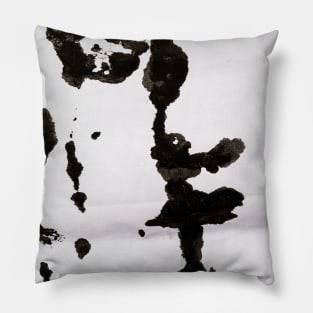 Black Ink Splatter - Alternative Pillow