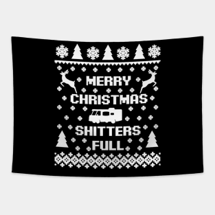 Shitters Full Merry Christmas Tapestry