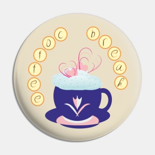 Coffee and cream Pin