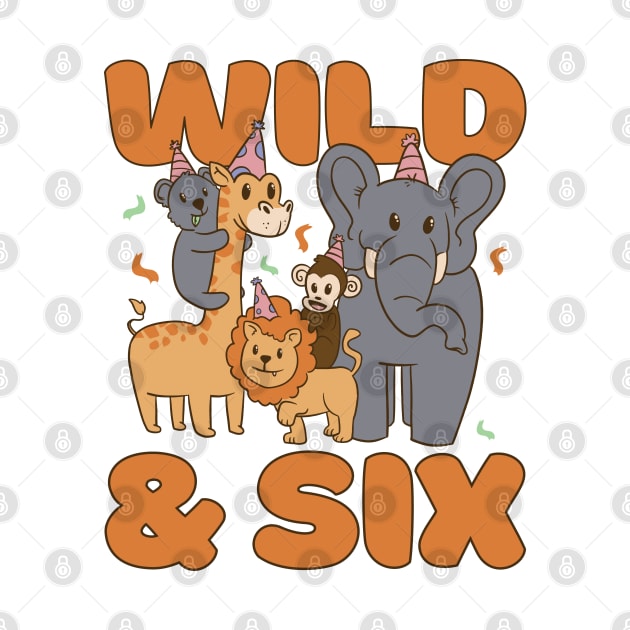 Wild & SIx Jungle Safari Zoo Kids 6th Birthday by Krishnansh W.