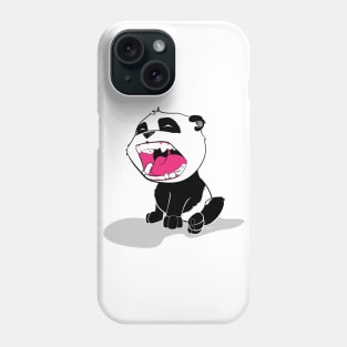 Screaming Panda Cub Phone Case