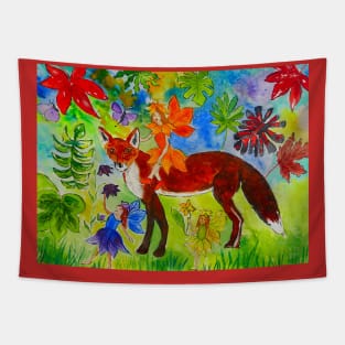 Fox and fairies Tapestry