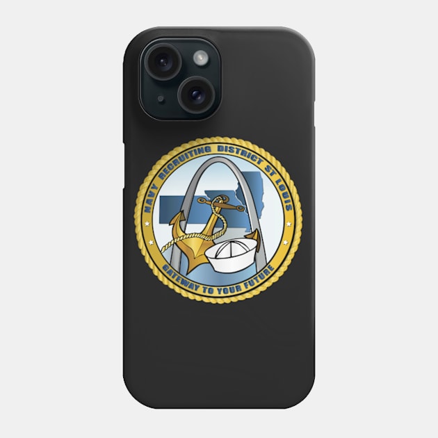 Navy-Recruiting-District-St Louis Phone Case by twix123844