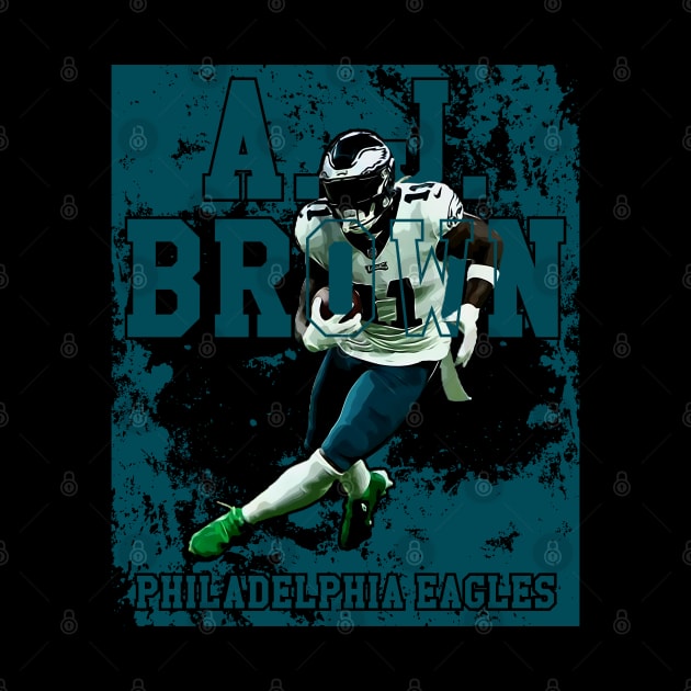 AJ brown  || philadelphia eagles by Aloenalone