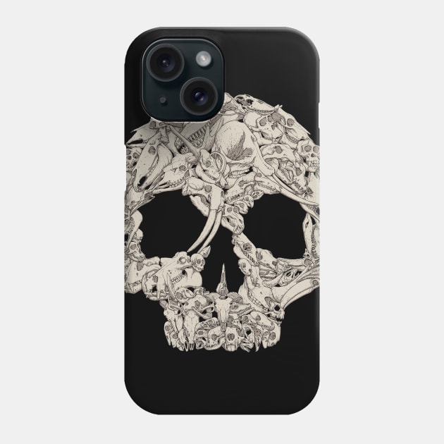 A Whole Lot of Skulls Phone Case by Moutchy