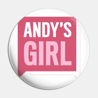 Andy's Girl Show Logo Pin