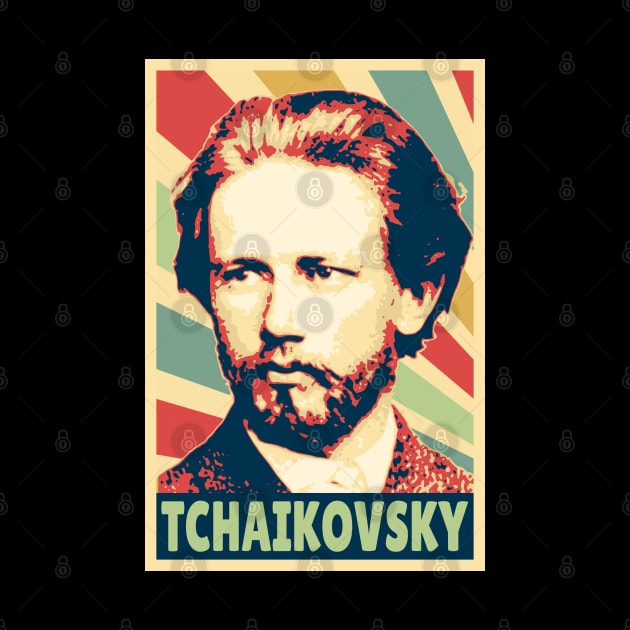 Tchaikovsky Vintage Colors by Nerd_art