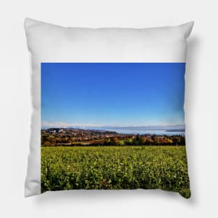 Lake Constance from Aufkirch, Germany Pillow