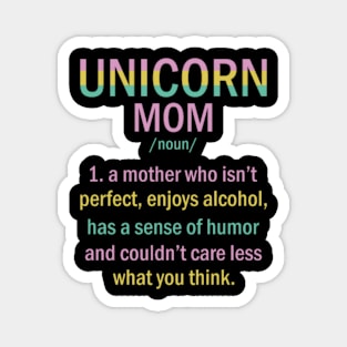 Unicorn Mom Gift Ideas for Mothers Magnet