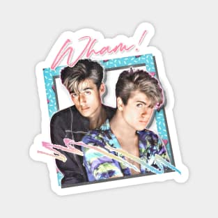 Wham! 80s Vintage Style Design Magnet