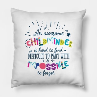 An Awesome Childminder Gift Idea - Impossible to forget Pillow