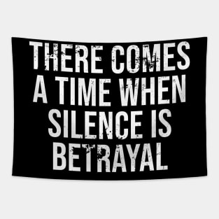 When Silence Is Betrayal Tapestry