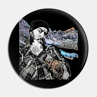 Papa Hash in the Mountains Pin