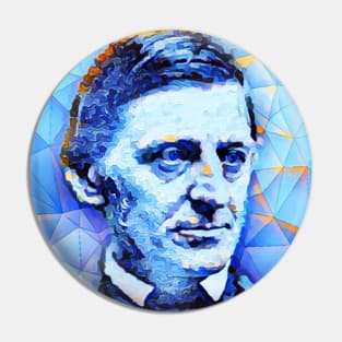 Ralph Waldo Emerson Portrait | Ralph Waldo Emerson Artwork | Ralph Waldo Emerson Painting 10 Pin