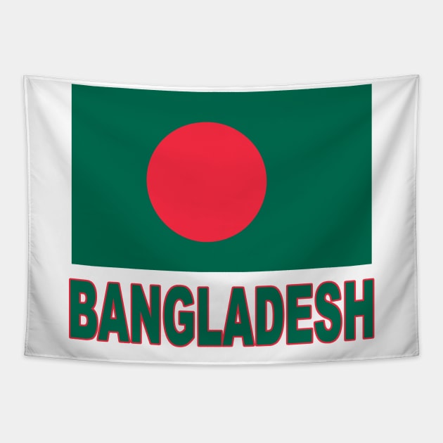 The Pride of Bangladesh - National Flag Design Tapestry by Naves