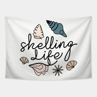 Shell Collector Beachcombers - Beachcombing Seashell Collecting Tapestry