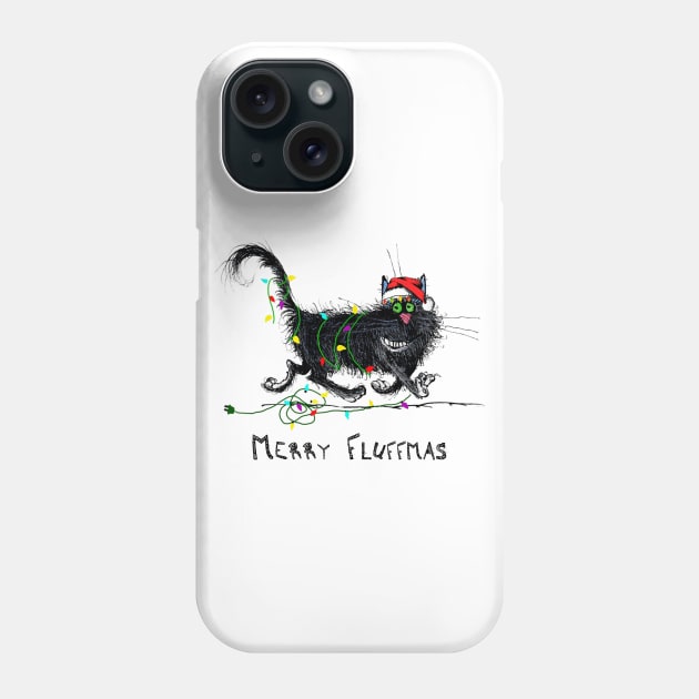 Marry Fluffmas Phone Case by SamaraIvory