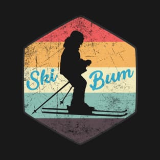 70's Retro Ski Bum T-Shirt