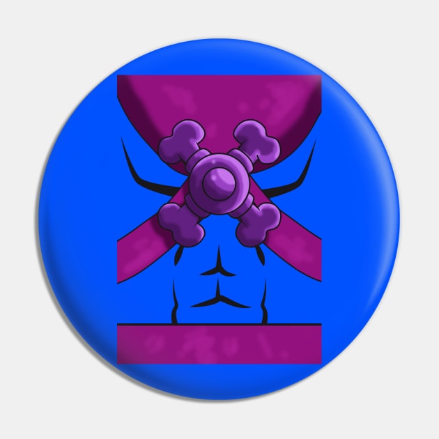 Skeletor Chest Pin by pitt