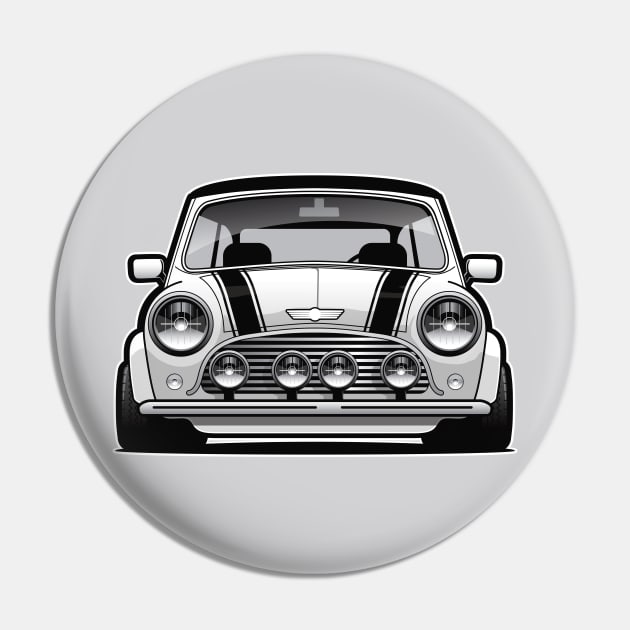 Mini Cooper MK1 BW Pin by RBDesigns