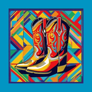 Colorful Cowboy Boots T-Shirt