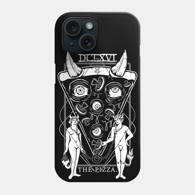 TAROT: The Pizza demon Phone Case by Von Kowen