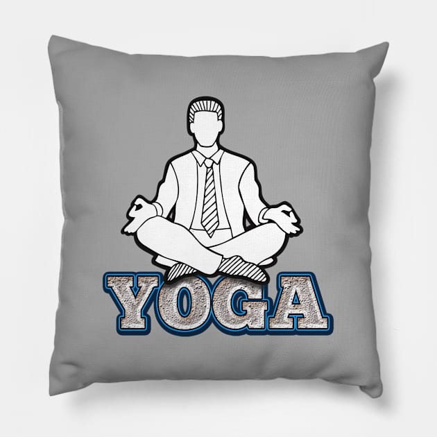 Business Yoga Pillow by tsign703