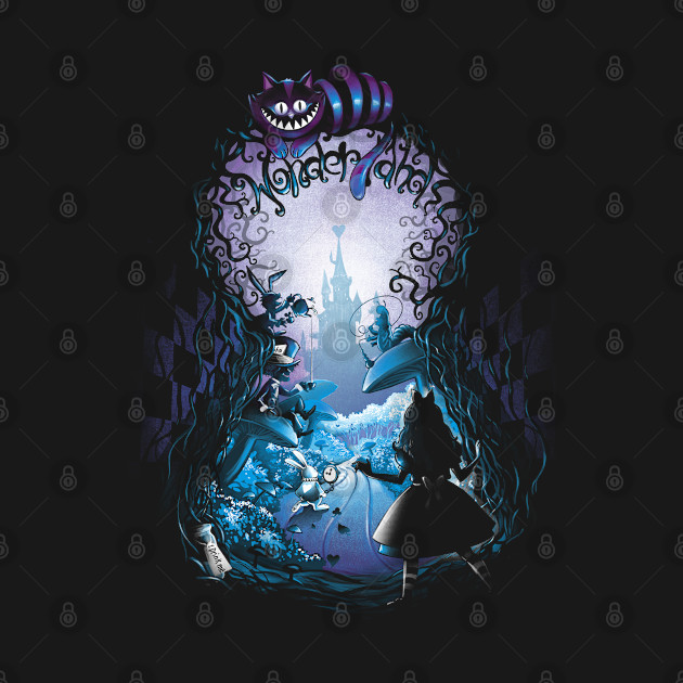 Inside a Dream - Alice In Wonderland - T-Shirt