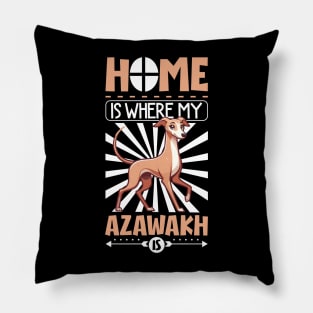 Home is with my Azawakh Pillow