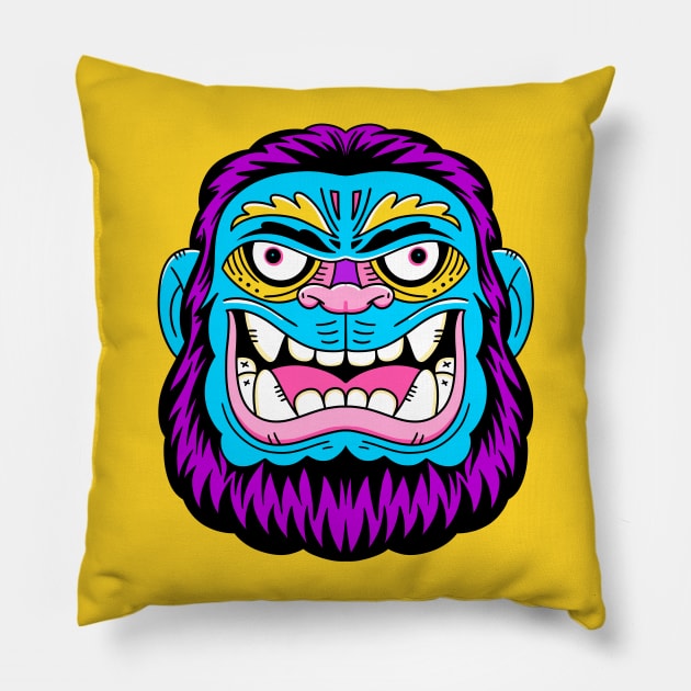 Gorilla Pillow by geolaw