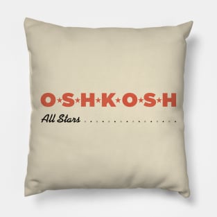 Defunct Oshkosh All-Stars Basketball Team Pillow