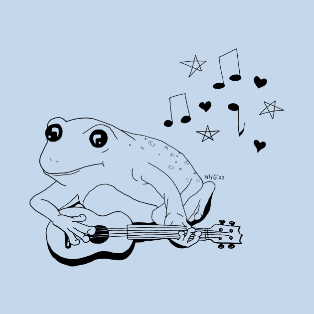 Ukulele Frog by Natalie Gilbert