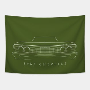 1967 Chevy Chevelle - stencil Tapestry