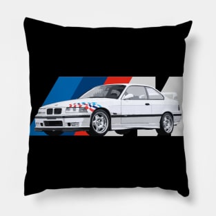 E36 CSL M3 LW PAUL WALKER MOTORSPORT DTM Pillow