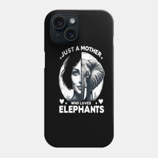 Majestic Fusion: Elephant Woman Phone Case