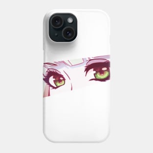 Anime Eyes (red) Phone Case