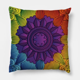 Mandala Spring Summer Autumn Winter Pillow