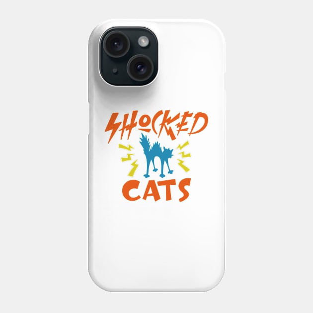 Shocked Cats Phone Case by Eye4Design