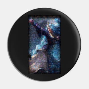 Ashe Mosaic Portrait 5 Pin