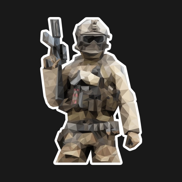 Poly Soldier by jesse_kyle_